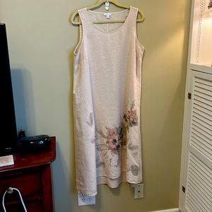 J.Jill PureJill Linen Shift floral dress